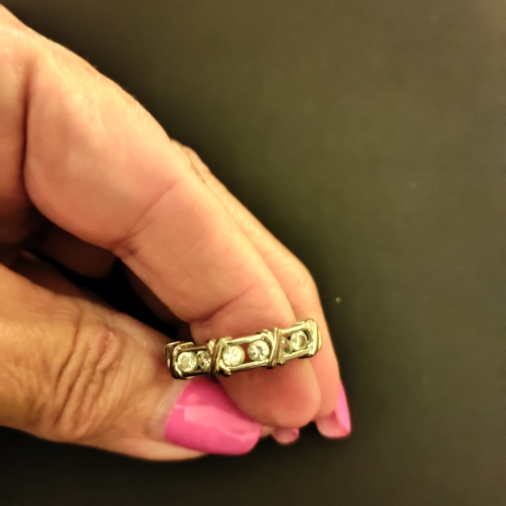 Rhinestone Ring - image 1